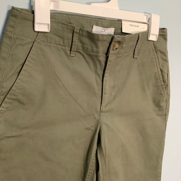 NWT LOFT Women’s Pants Size 2 The Slim Classic Everyday Trouser Style - Picture 2 of 11